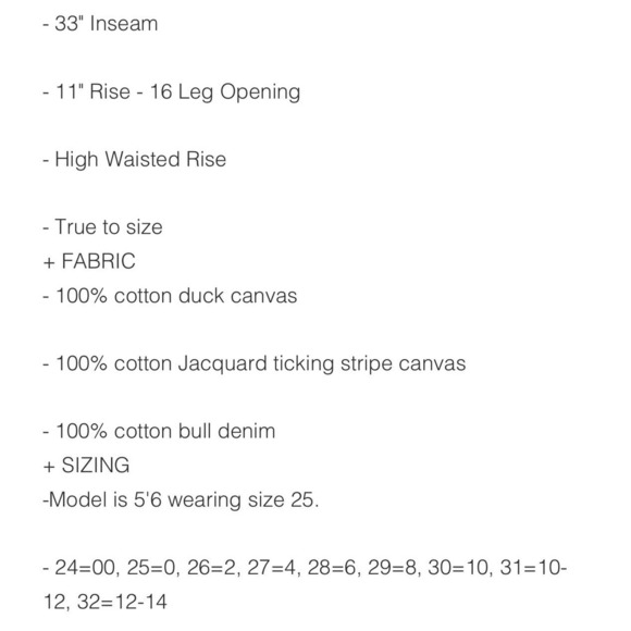 Rare! REVICE Womens Chino Patch Jeans Pants Sz 29/ 8 Wide Leg Cotton Brown White - Picture 8 of 8